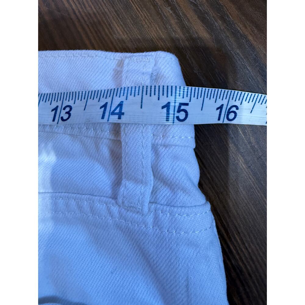 KanCan White Wide Leg High Waisted Button Fly Jeans Size 9/28 - Picture 10 of 12